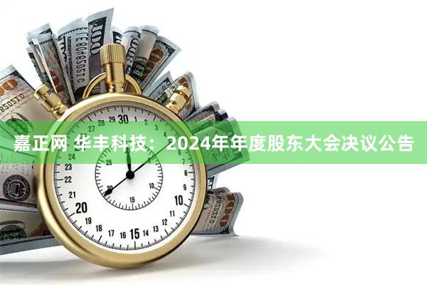 嘉正网 华丰科技：2024年年度股东大会决议公告